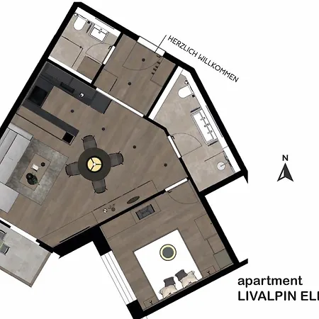Apartament Livalpin Elegant Garmisch-Partenkirchen